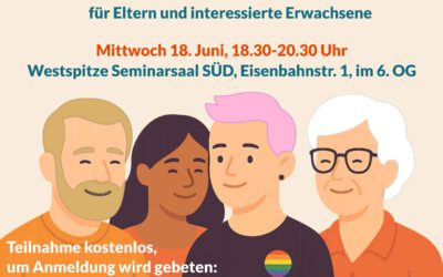 Vielfalt verstehen – Infoabend für Eltern am 18. Juni in der Westspitze